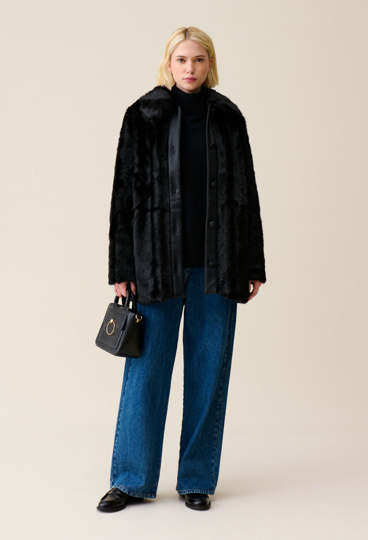 Claudie pierlot shearling coat online