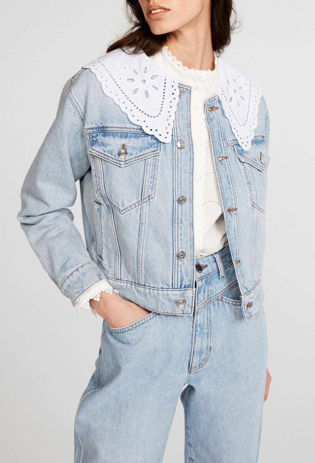 Organic cotton denim jacket
