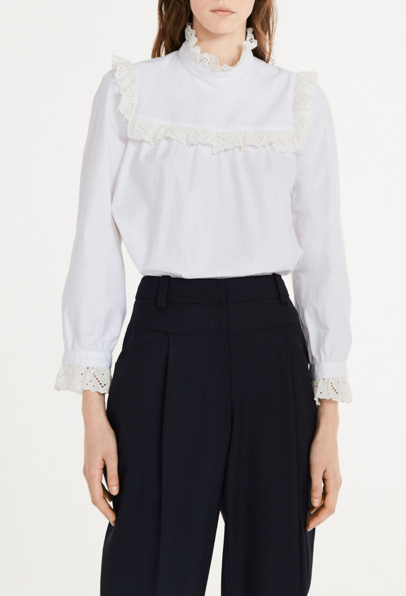 Claudie pierlot white blouse hotsell
