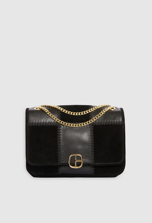 Black leather Angelo bag