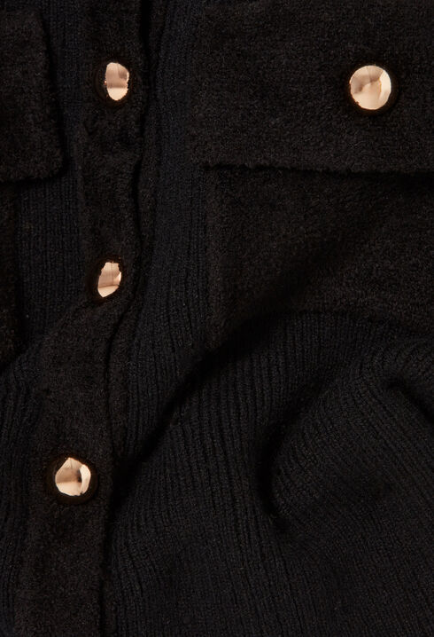 Velvet Knit Cardigan