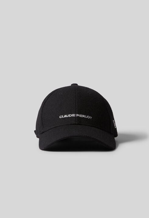 Black Claudie Pierlot logo cap