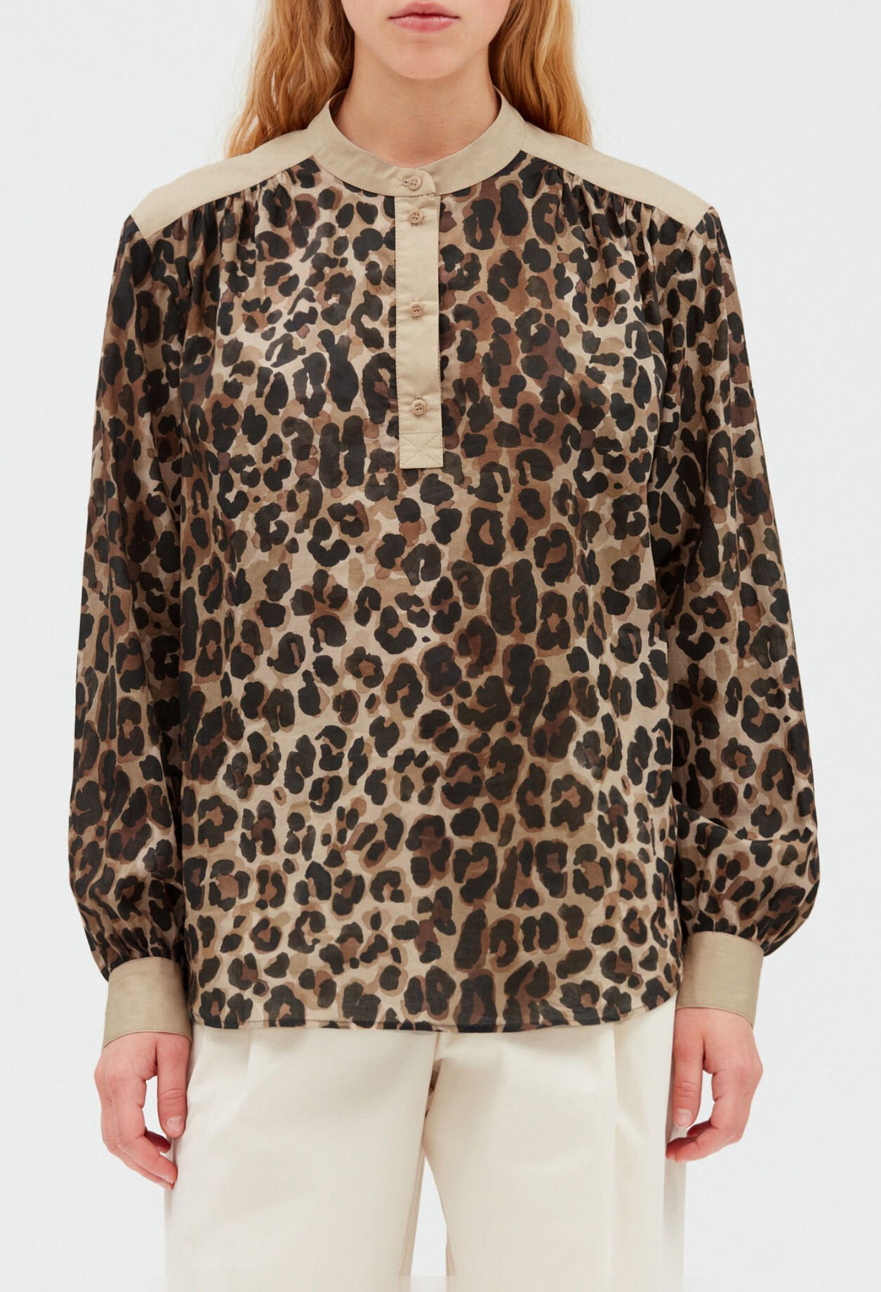 Leopard blouse