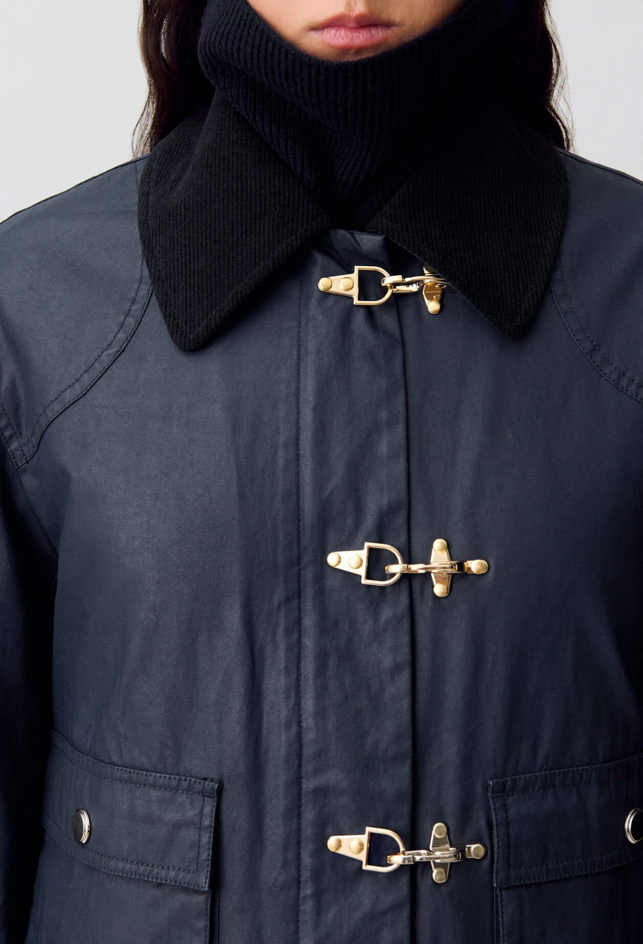 Waxed Short Parka