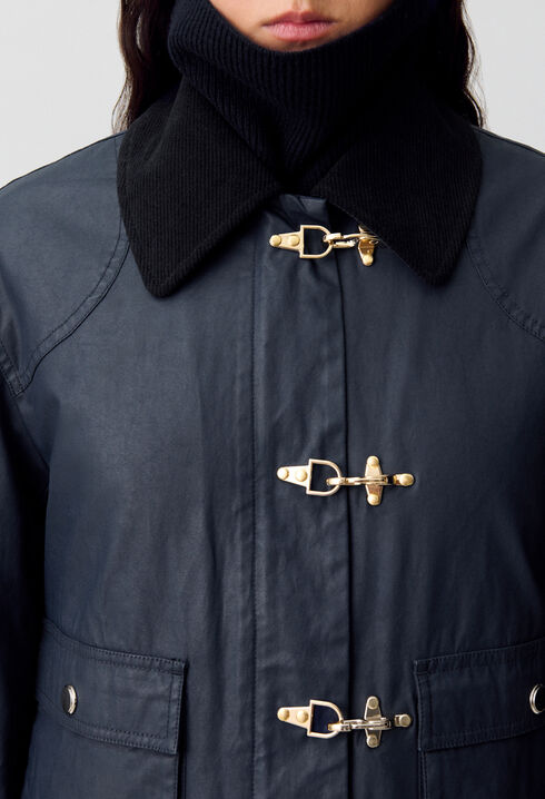 Waxed Short Parka