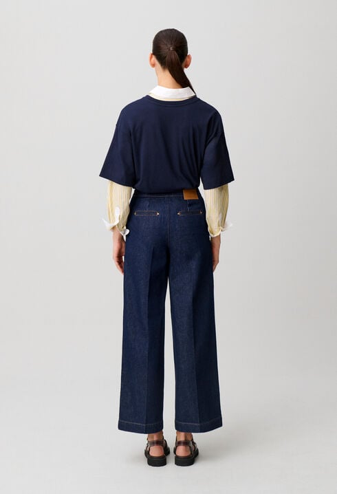 Wide-Leg Sailor Jeans
