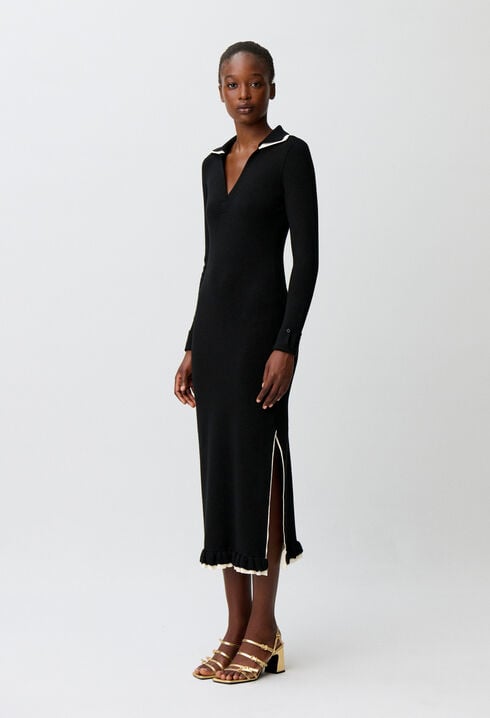 Long knitted dress