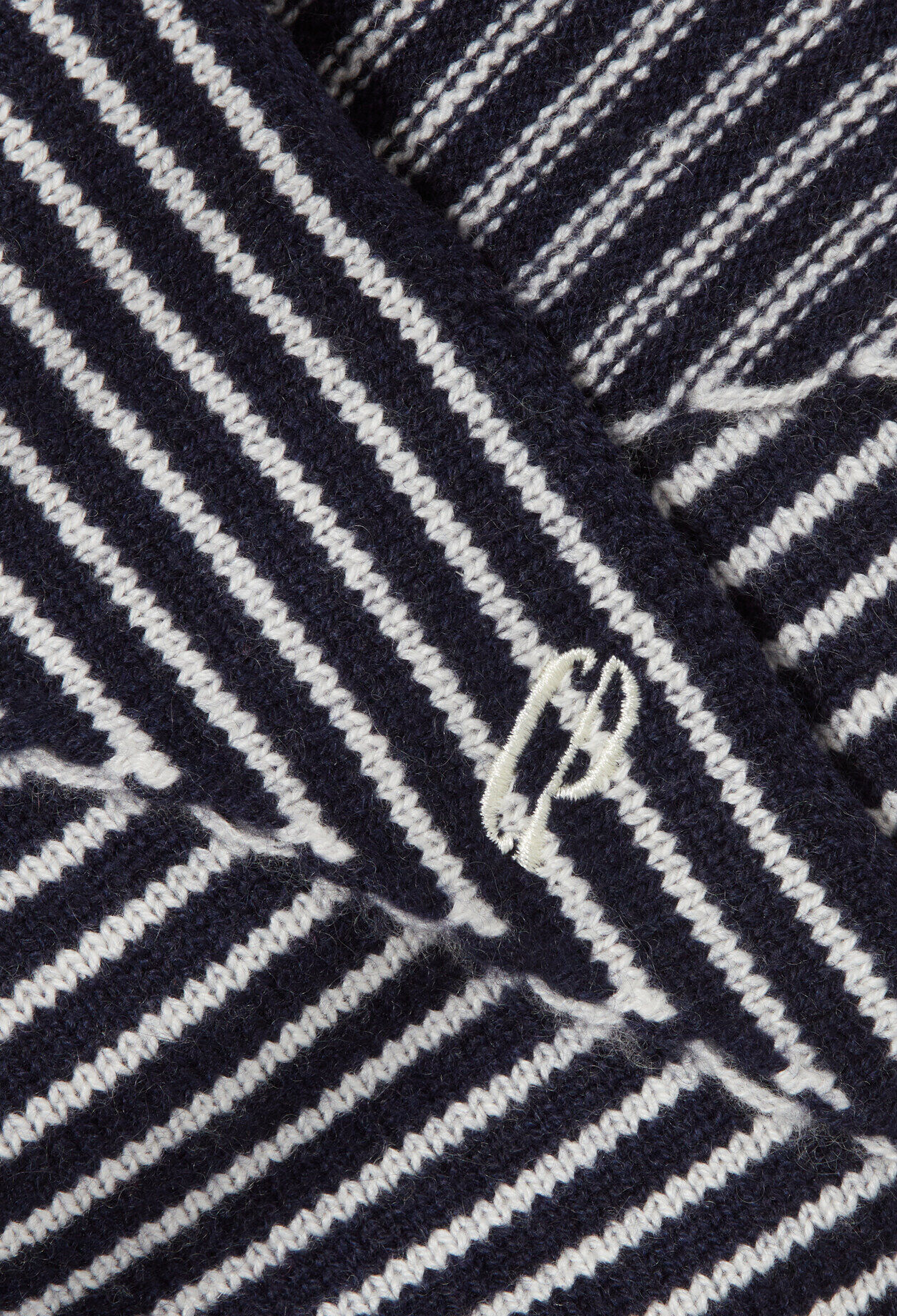 Wool and cashmere scarf