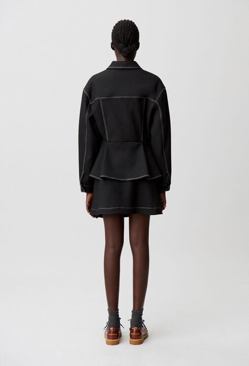 Fitted peplum jacket