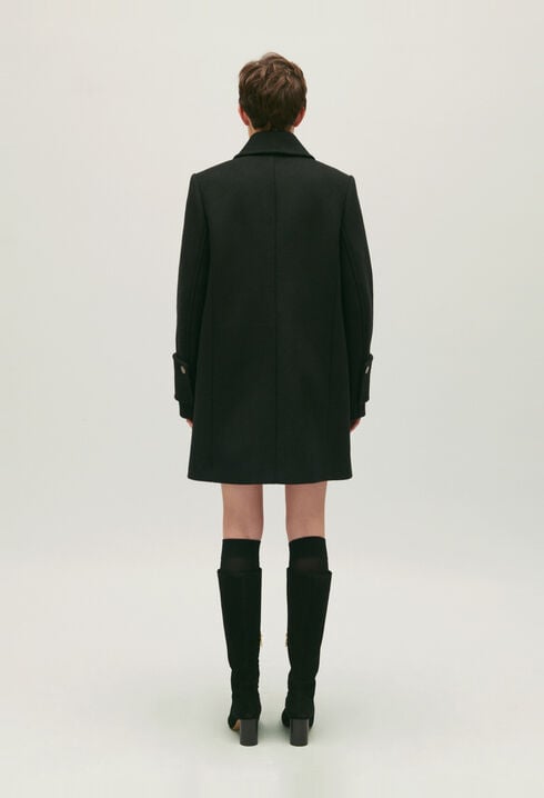 Peter Pan collared coat