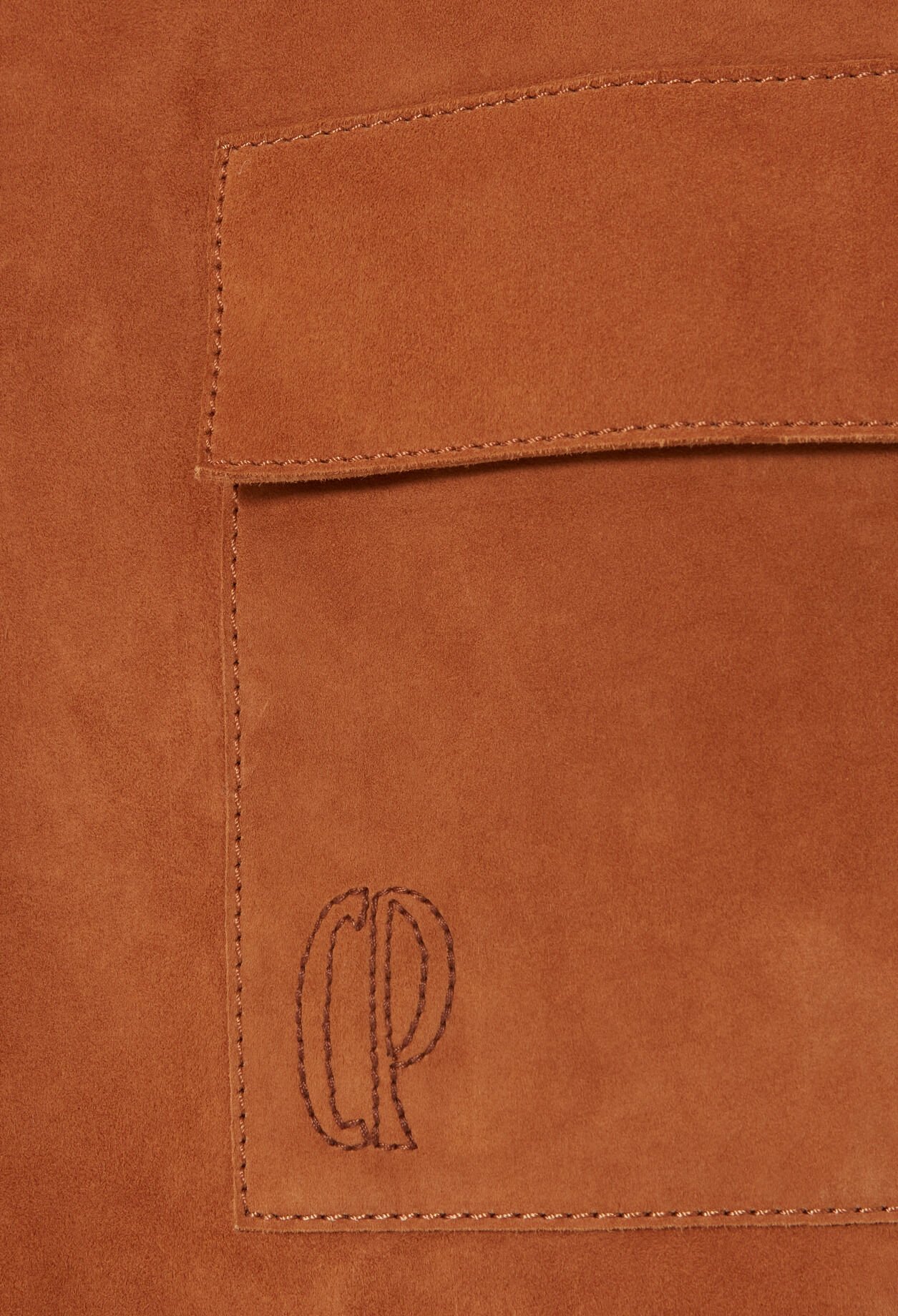 Suede leather jacket