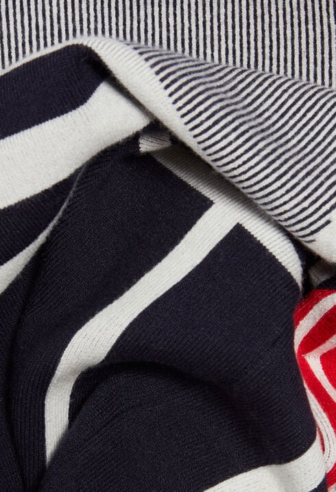 Jacquard knitted jumper