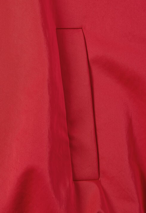 Short satin jacket