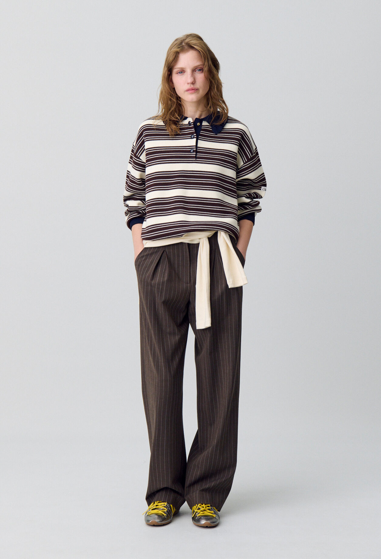 Striped Polo Jumper