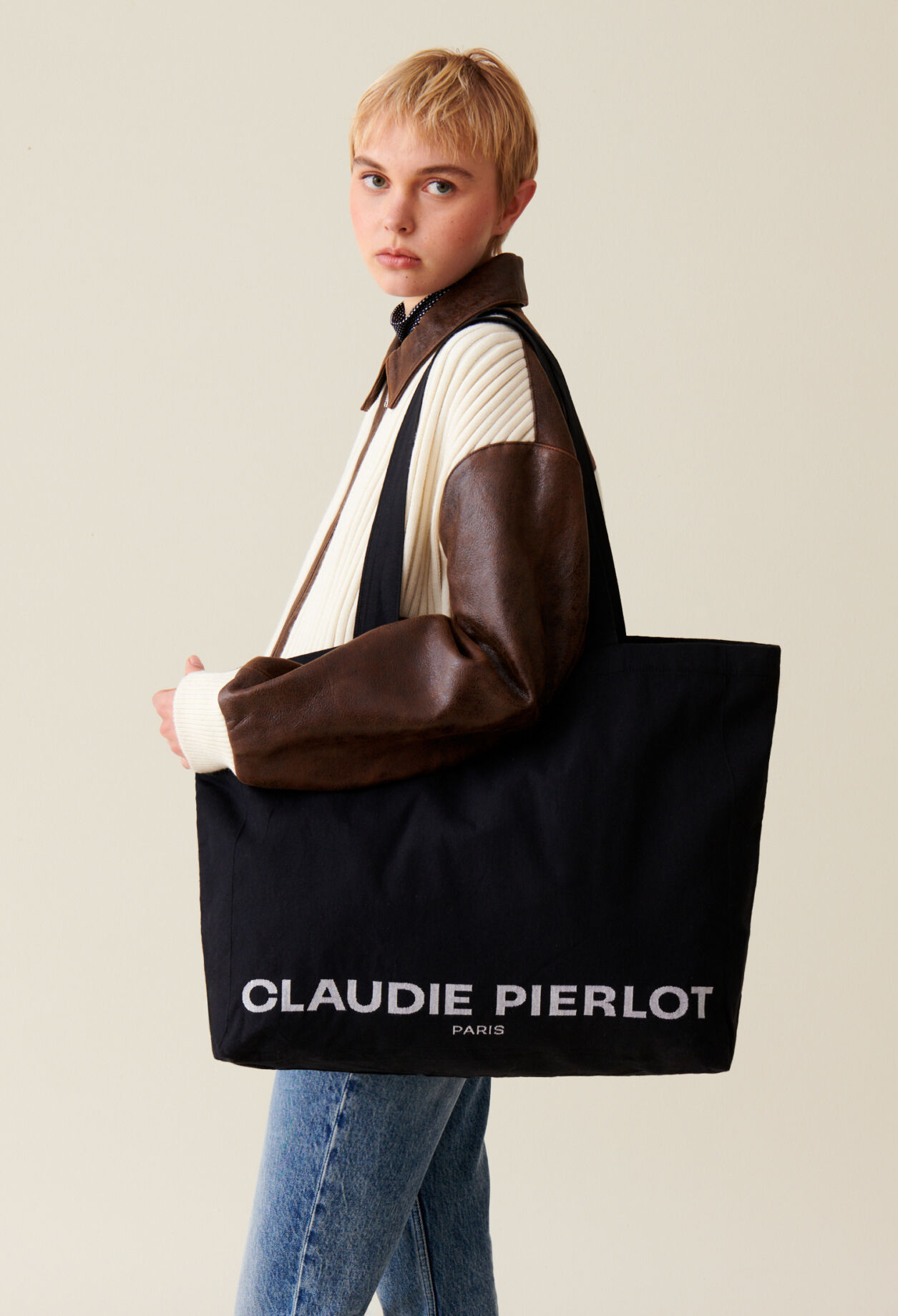 Oversized tote bag for women Claudie Pierlot