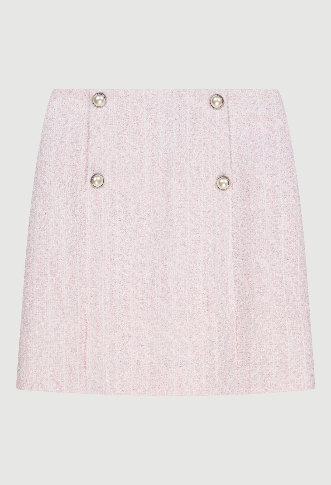 Short tweed skirt