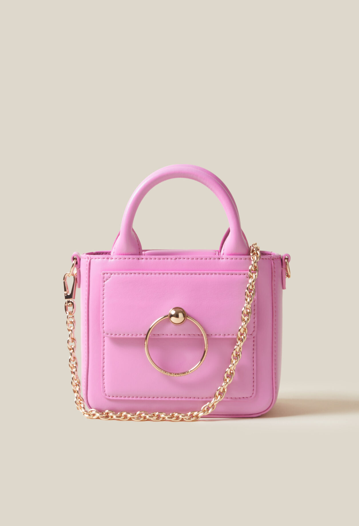 Mini Anouck smooth leather bag for women Claudie Pierlot