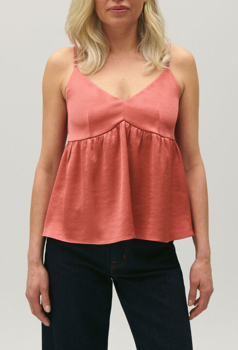Terracotta strappy top