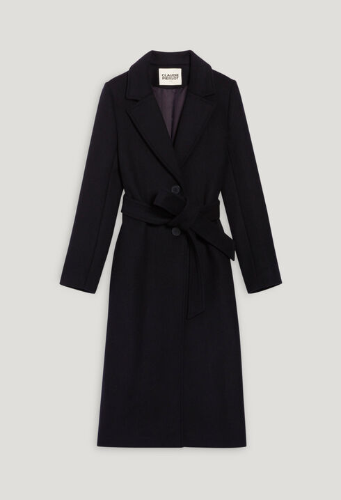 Navy long coat