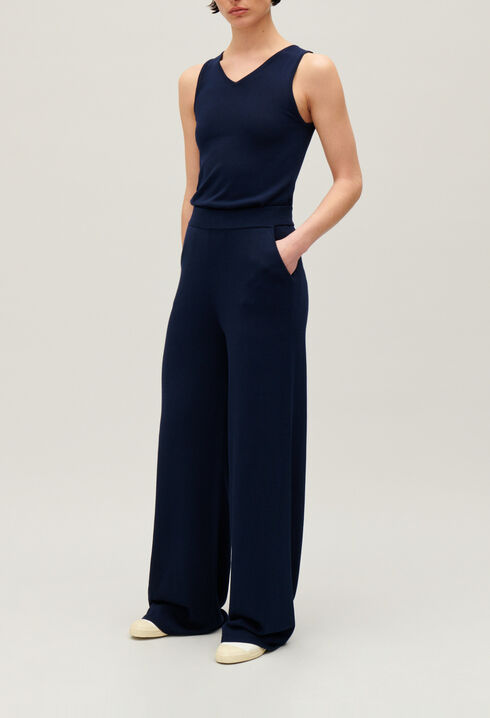 Floaty knit trousers