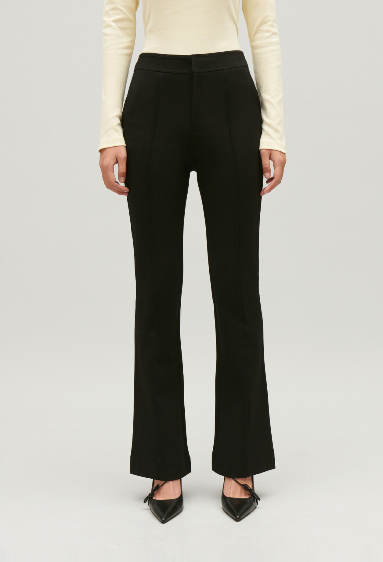 Black suit trousers