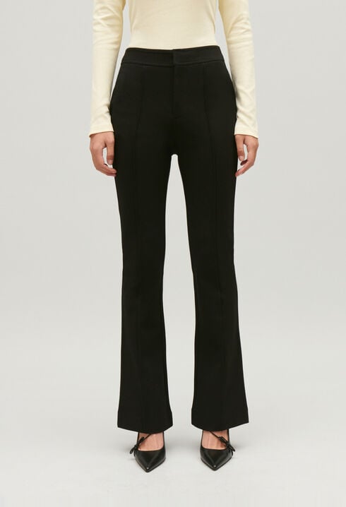 Black suit trousers