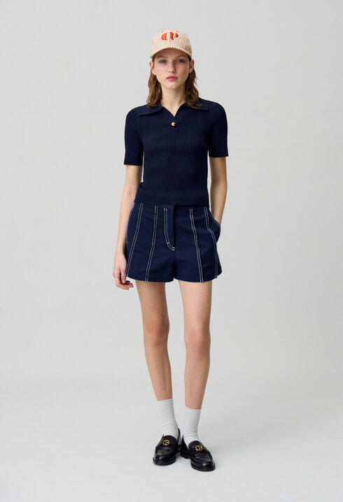 Fine knit top