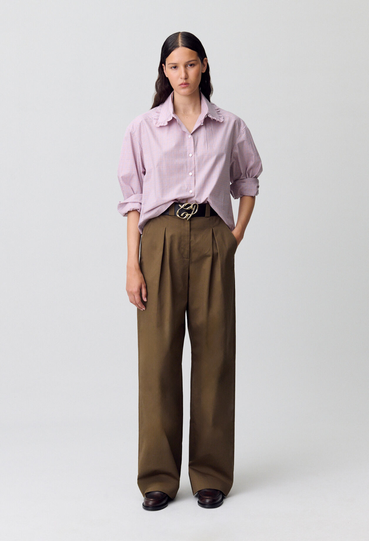 Checked Poplin Shirt