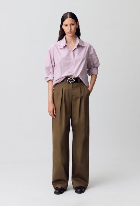 Checked Poplin Shirt