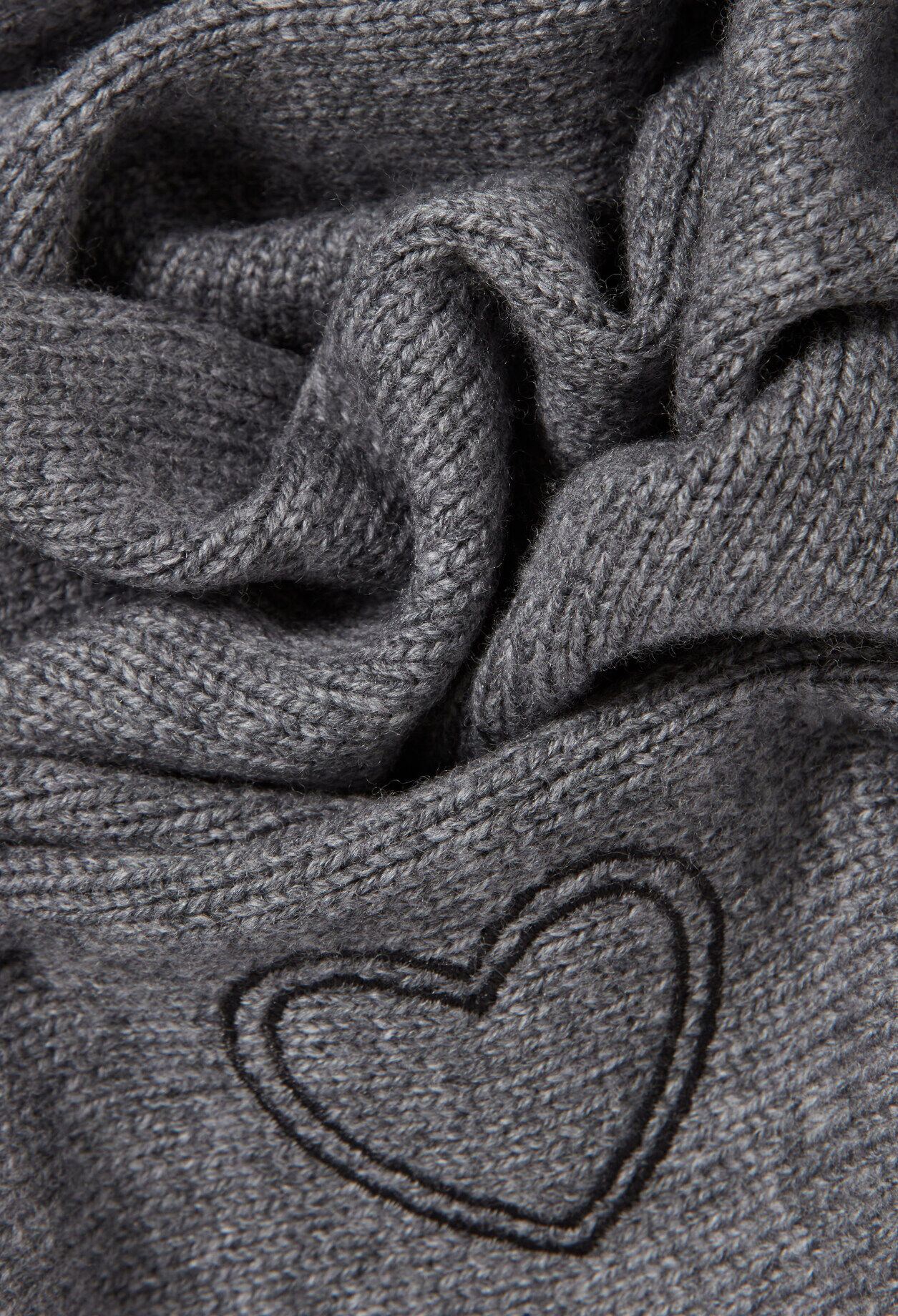 Wool and cashmere scarf
