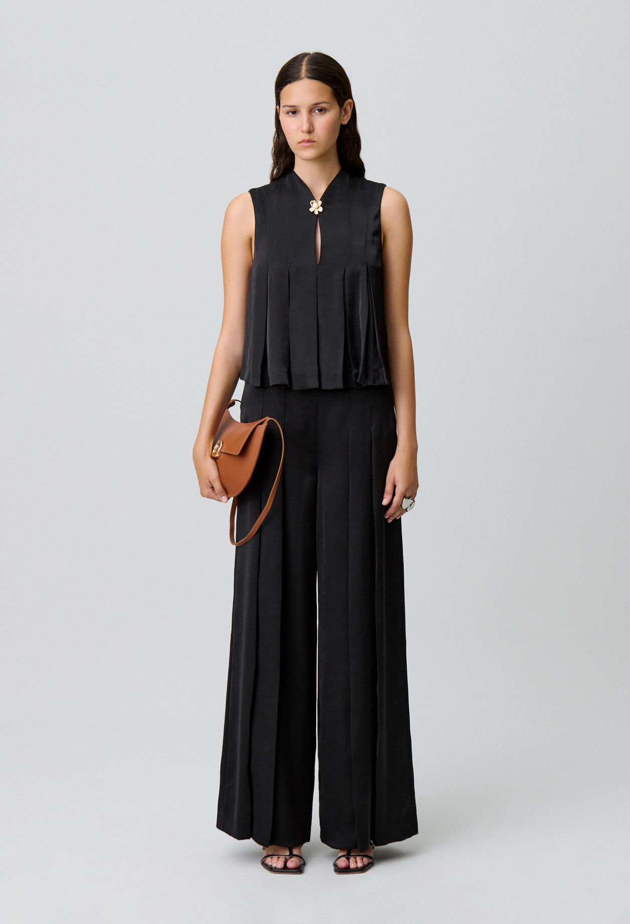 Flowy sleeveless top