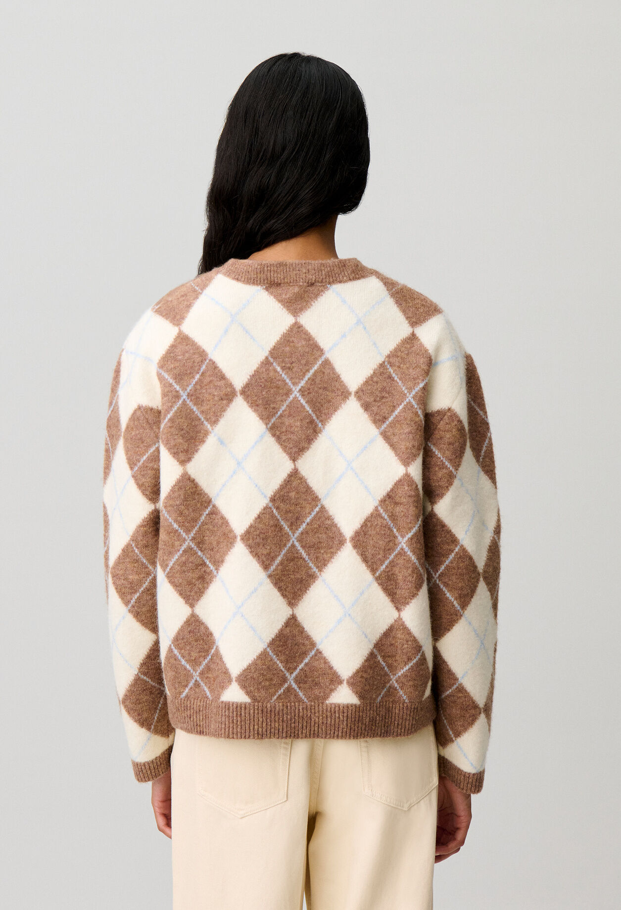 Straight multicoloured jumper