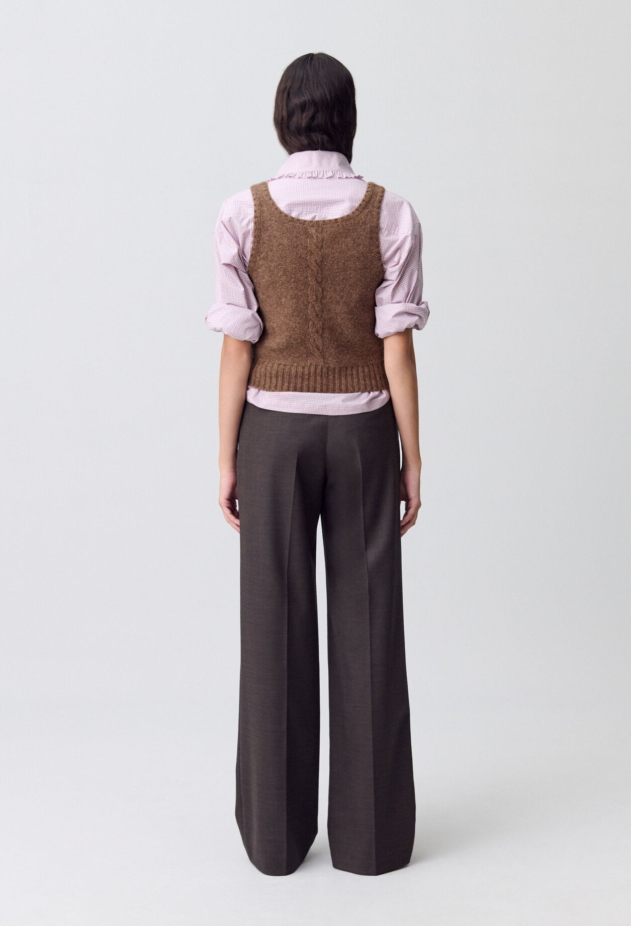 Fine knit top
