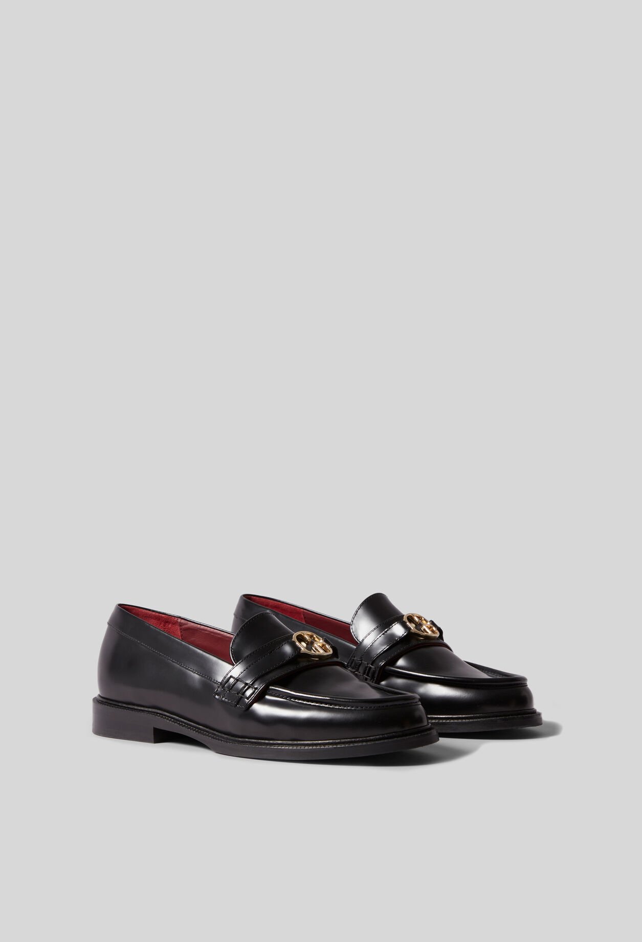 Leather loafers
