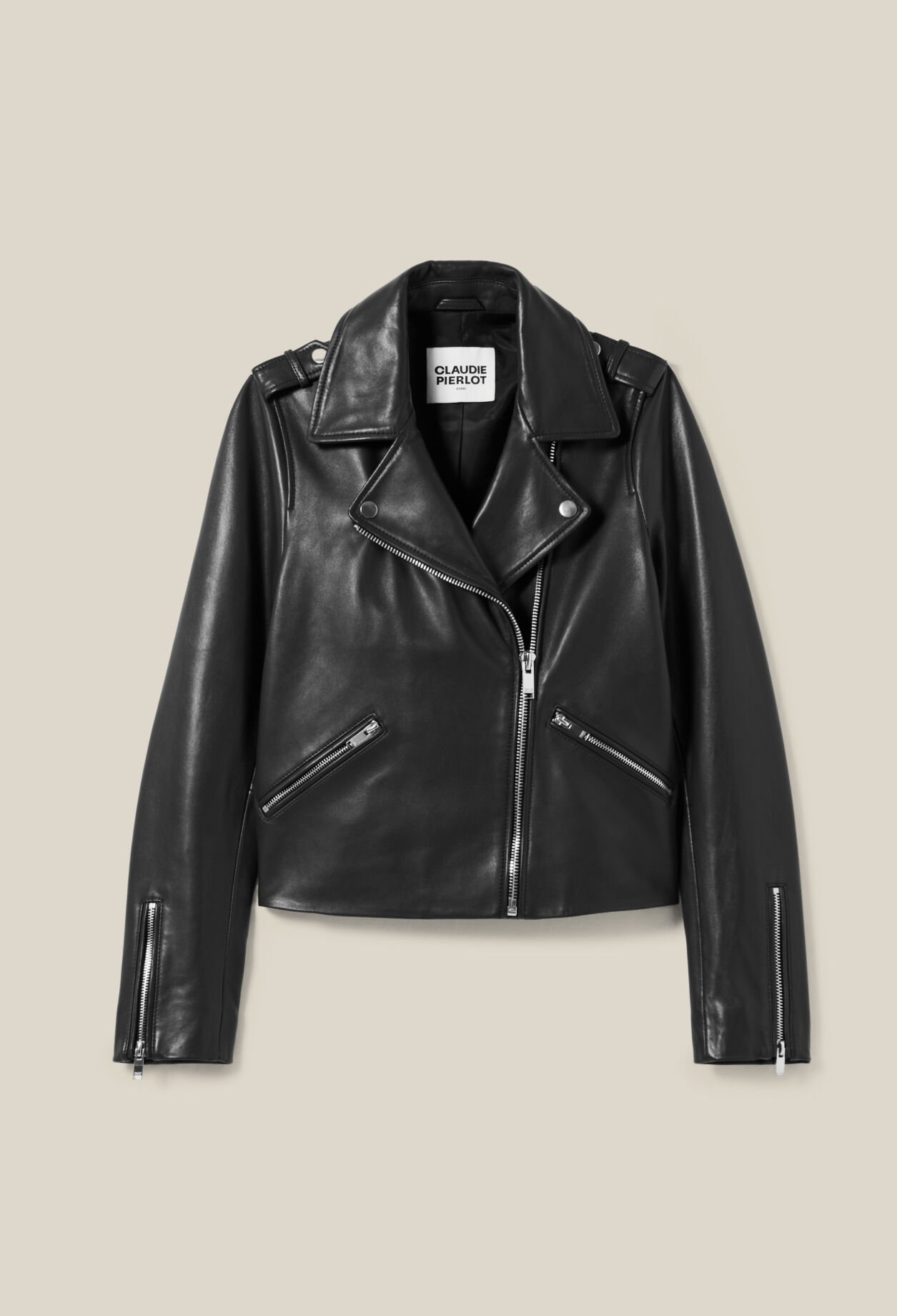 Smooth leather jacket for women Claudie Pierlot