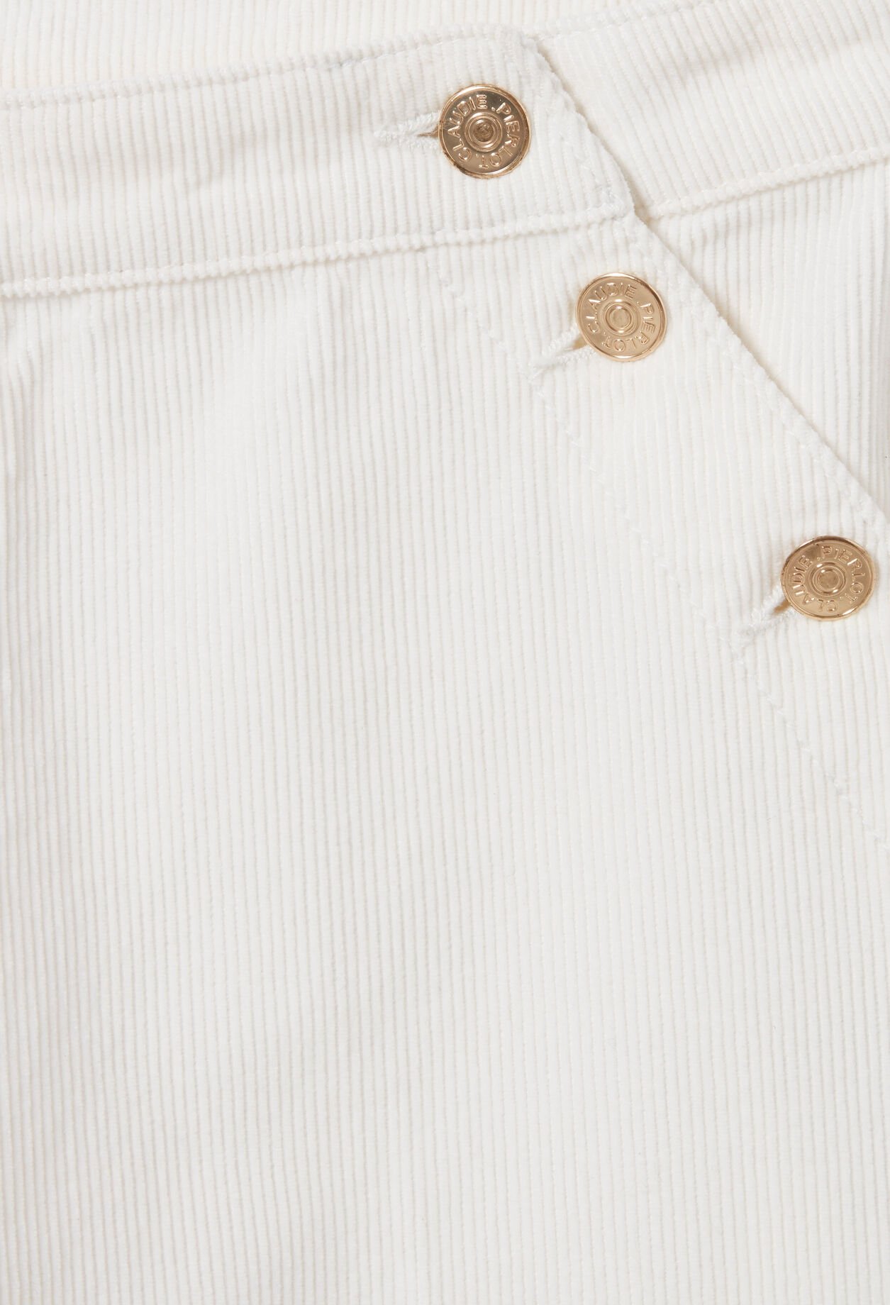 Sailor-Style Corduroy Trousers