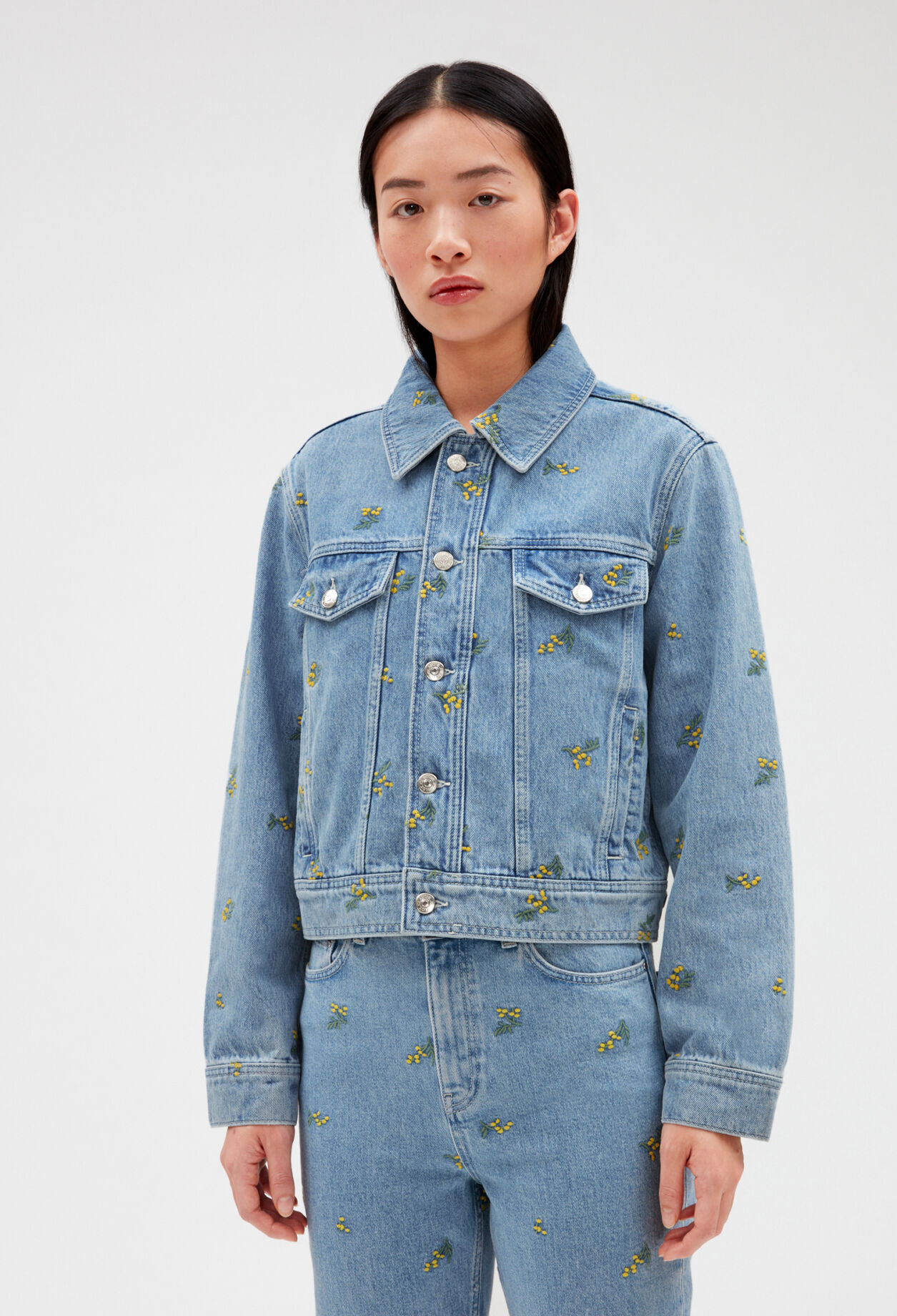 Claudie pierlot veste en jean sale
