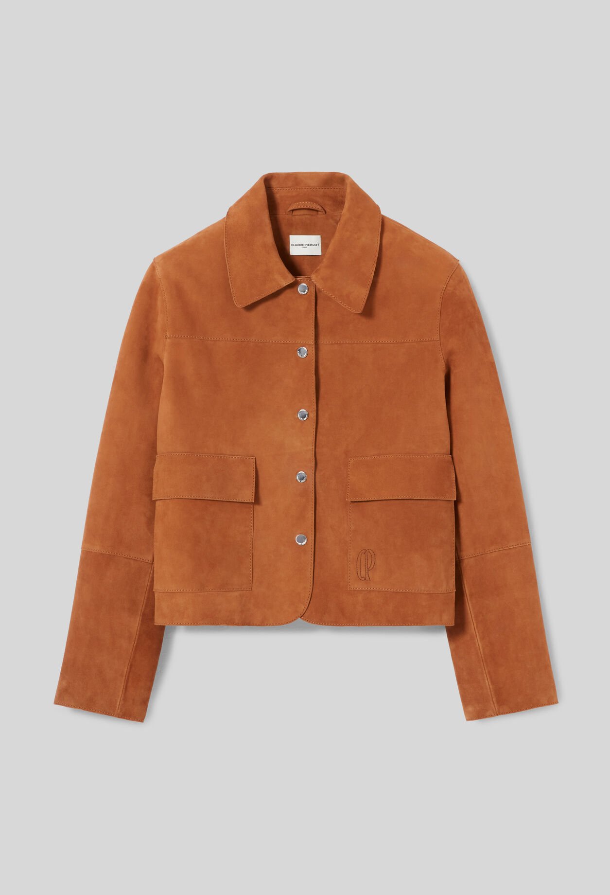 Suede leather jacket