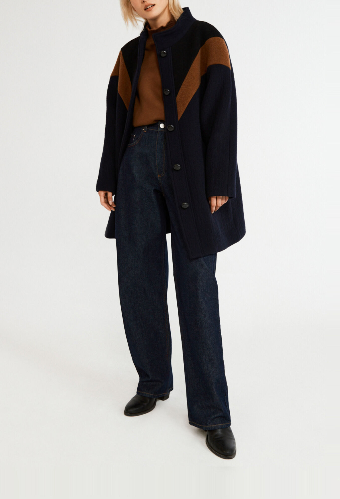 Mid length wool coat for women Claudie Pierlot