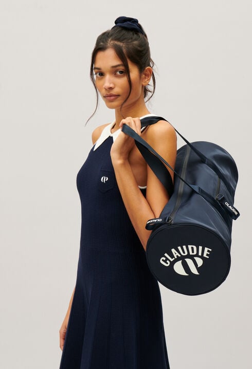 Navy blue sports bag