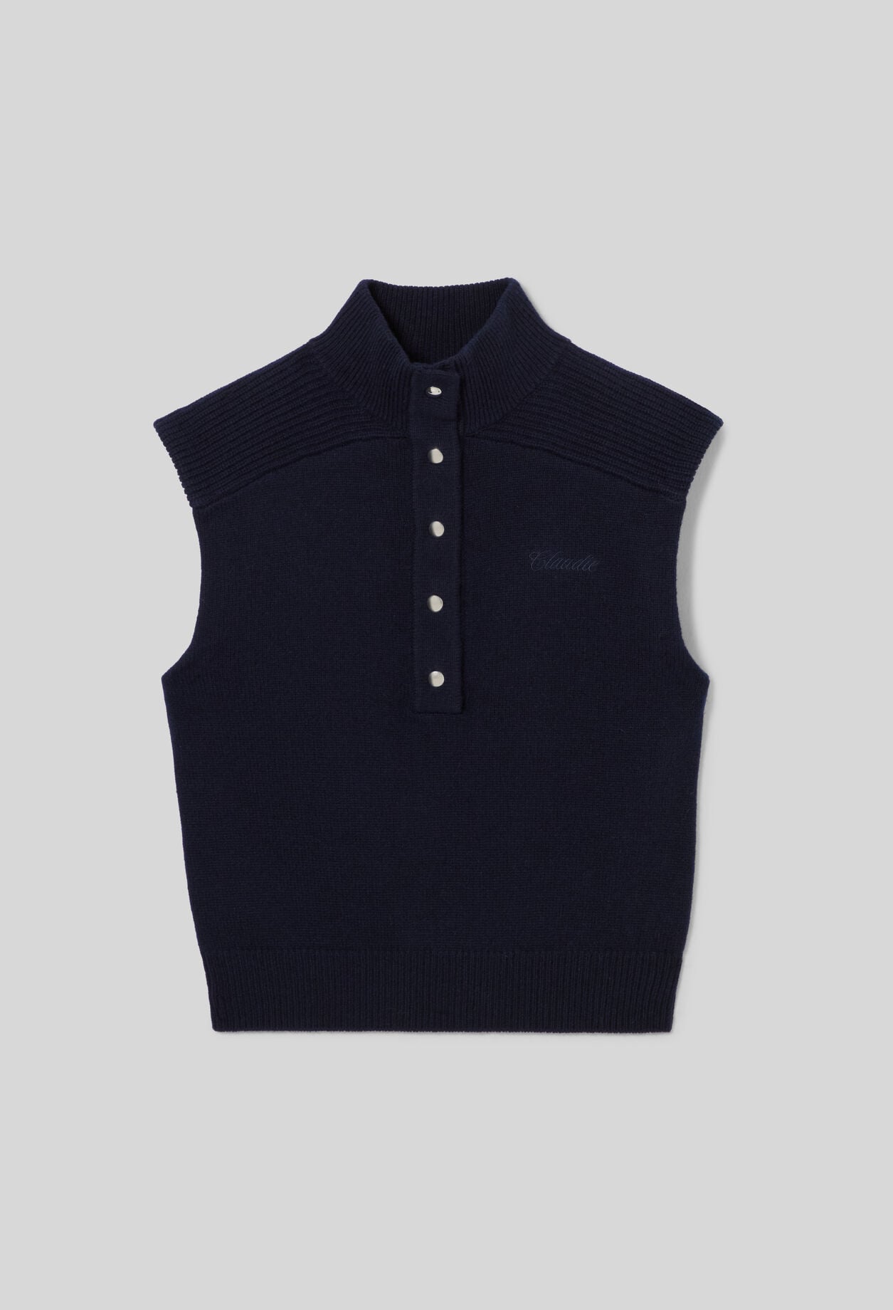 Sleeveless wool jumper