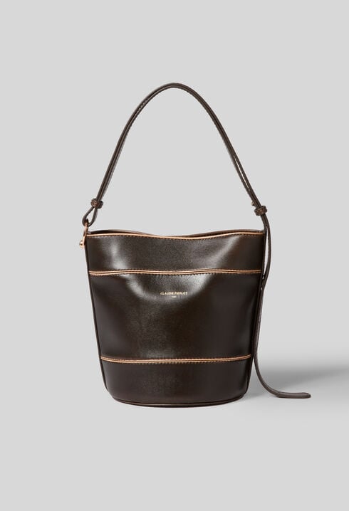 Solveig Leather Bucket Bag