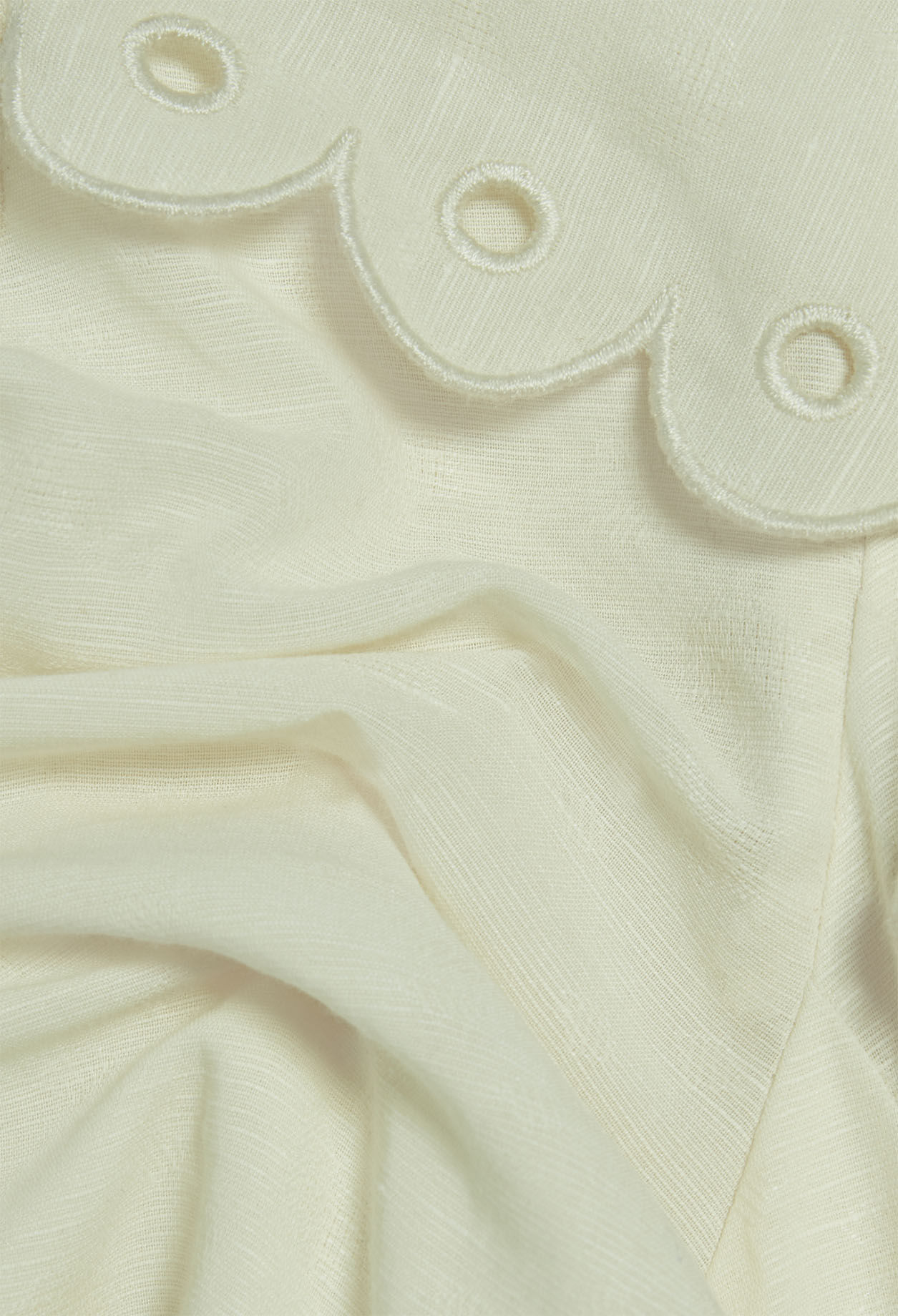 Organic cotton flared blouse