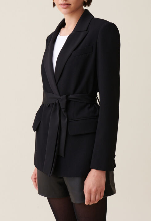 Belted Tailored Jacket