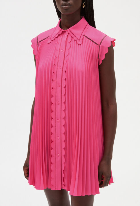 Short pleated dress