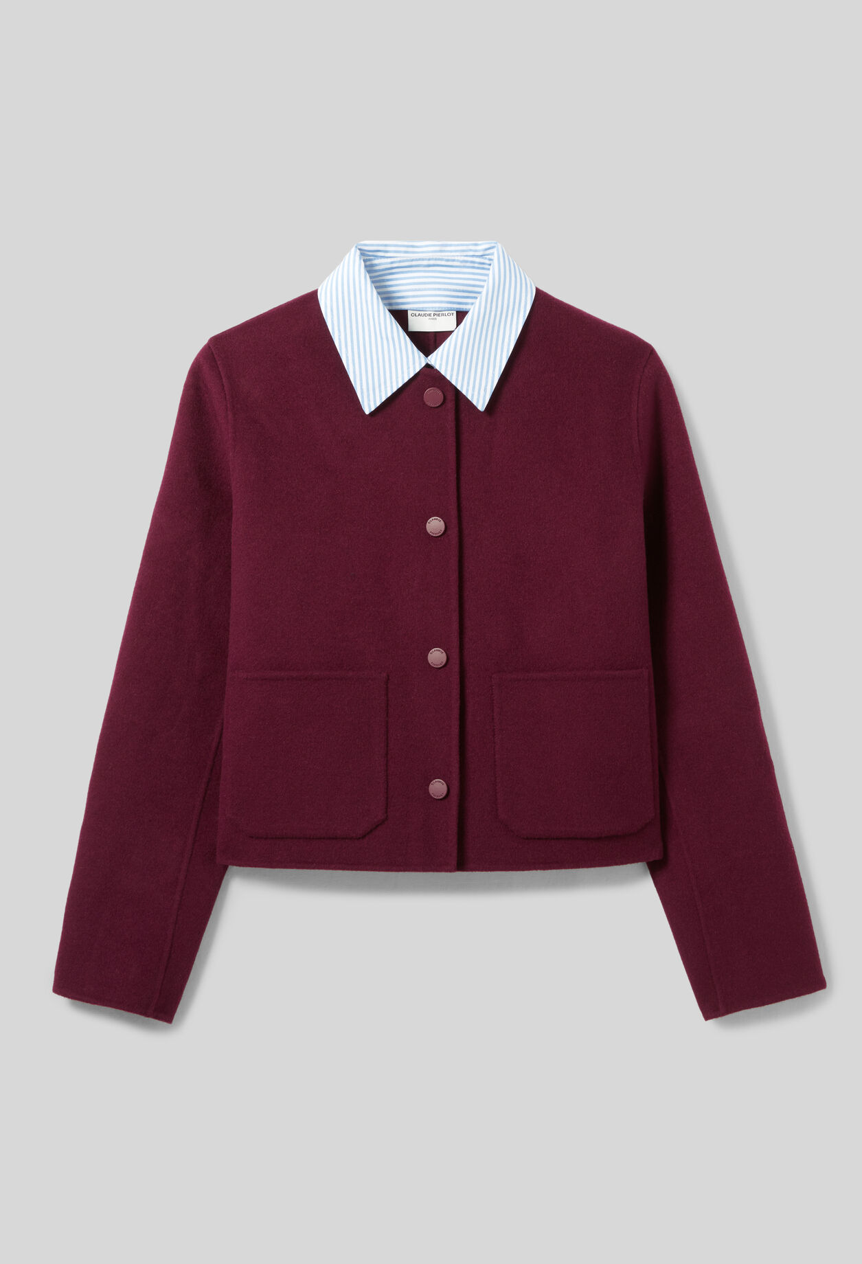ジャケット・アウター Lausanne Wool Short Coatpink petale M ジャケット・アウター Lausanne Wool Short Coatpink petale M