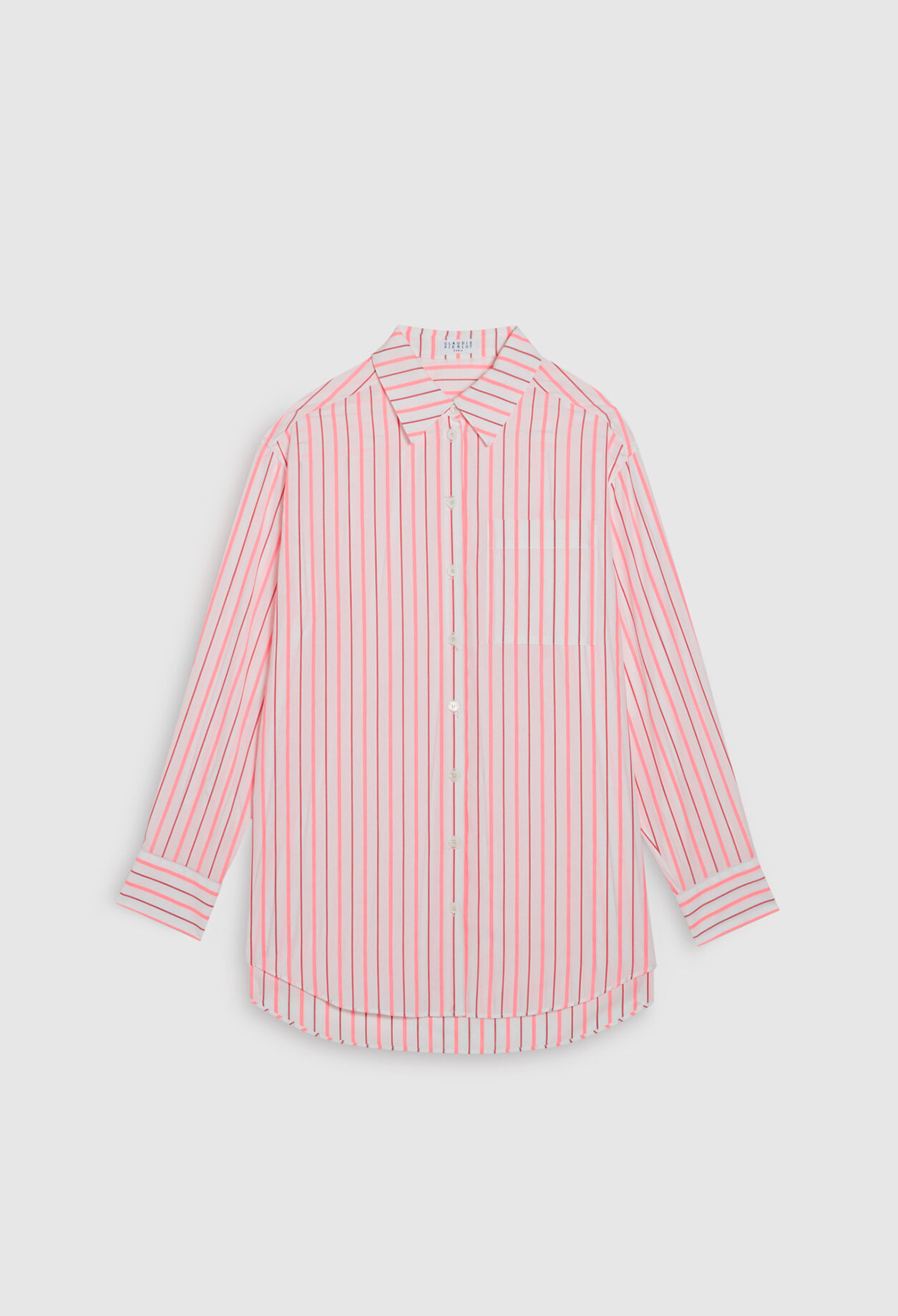 Oversized striped shirt