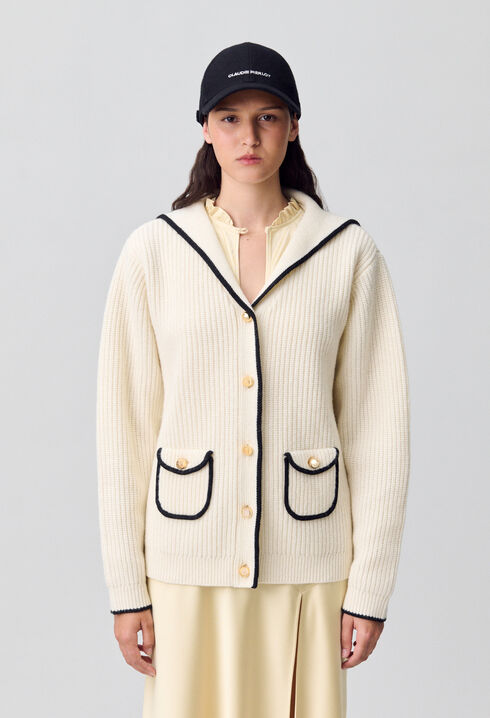 Chunky knit cardigan