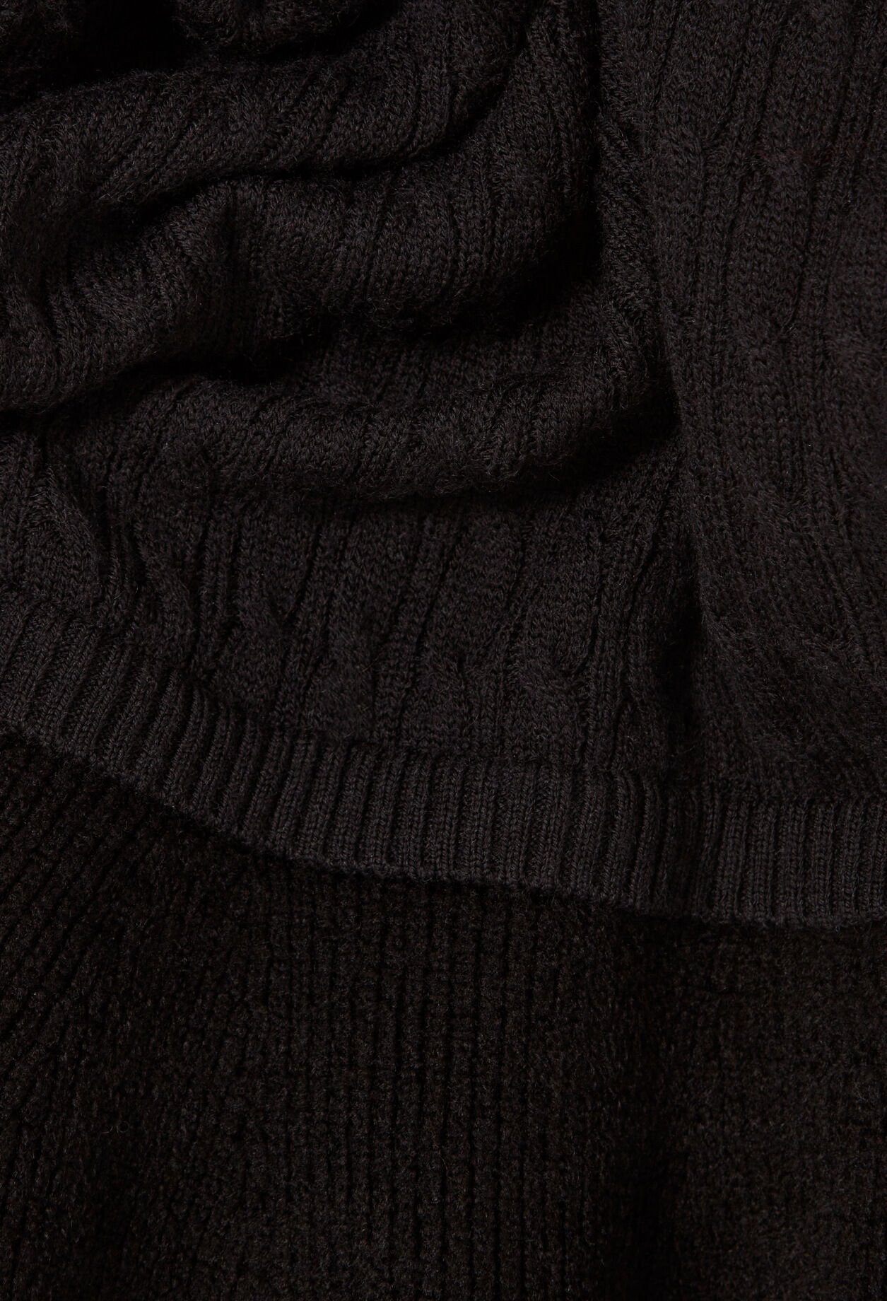 Ribbed Turtleneck Knit Dress