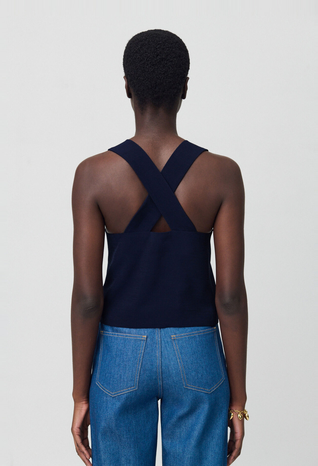 Top avec col carr&eacute;